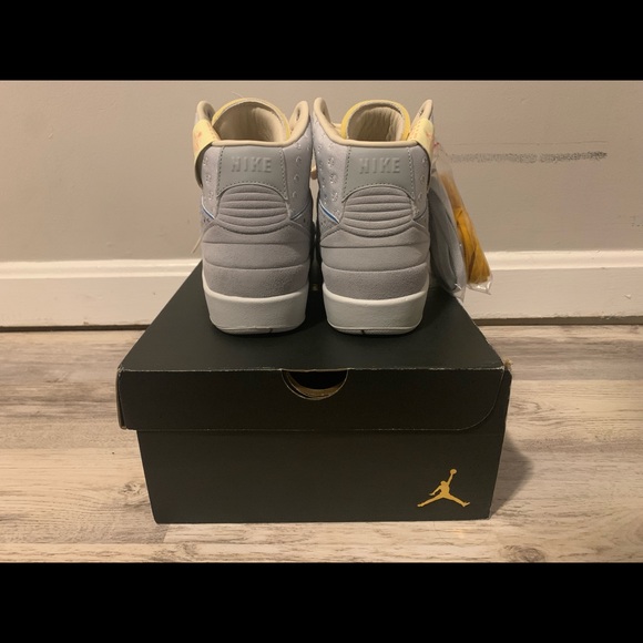 AIR JORDAN 2 GREY FOG SAMPLES - Picture 2 of 7